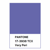Image of Pantone Color of the Year 2022, very peri.