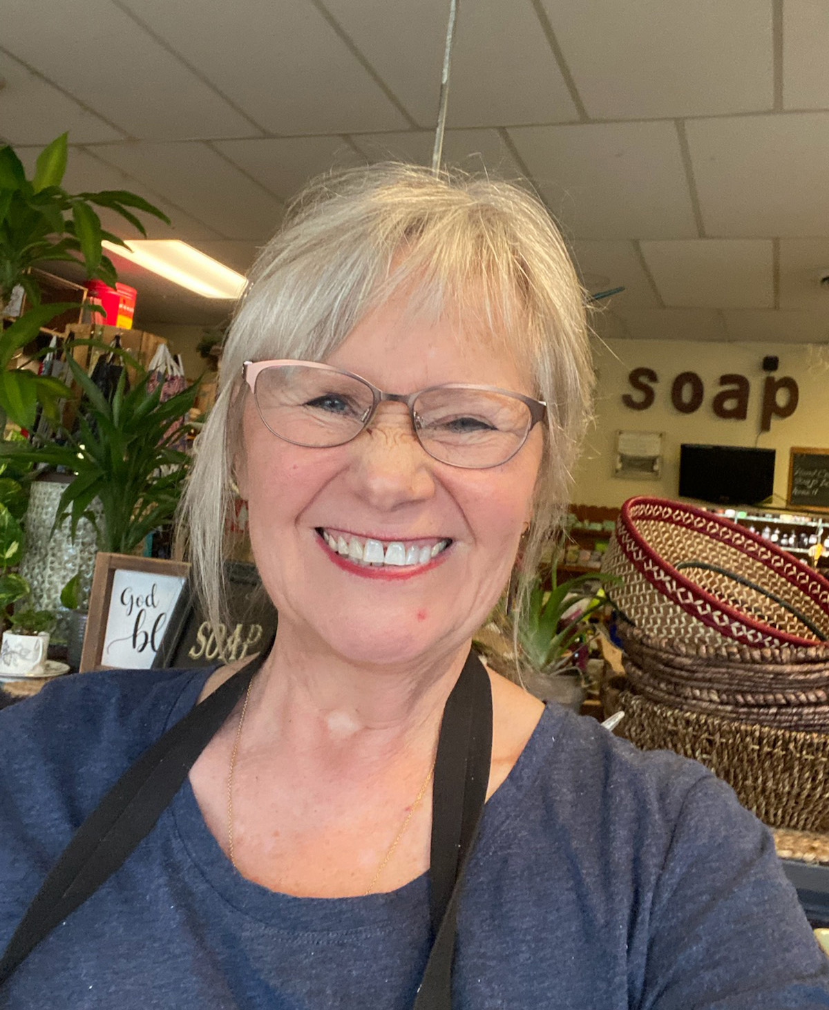 Lynnel Olson, featured soapmaker for National Soapmaking Day 2021.