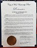 The West University Place proclamation for National Soapmaking Day, signed by Mayor Susan V. Sample in 2021.